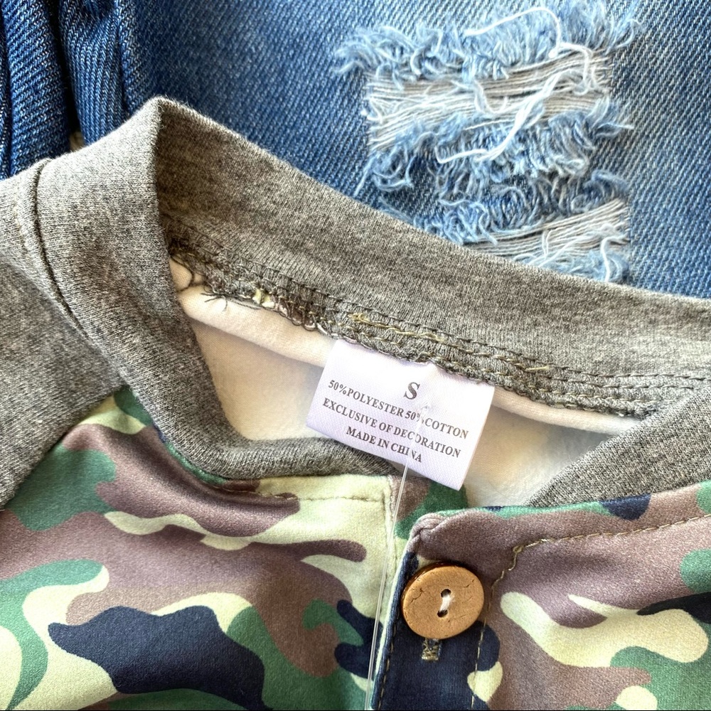 Boy Boutique Camo Denim Outfit Set - Picture 3 of 3